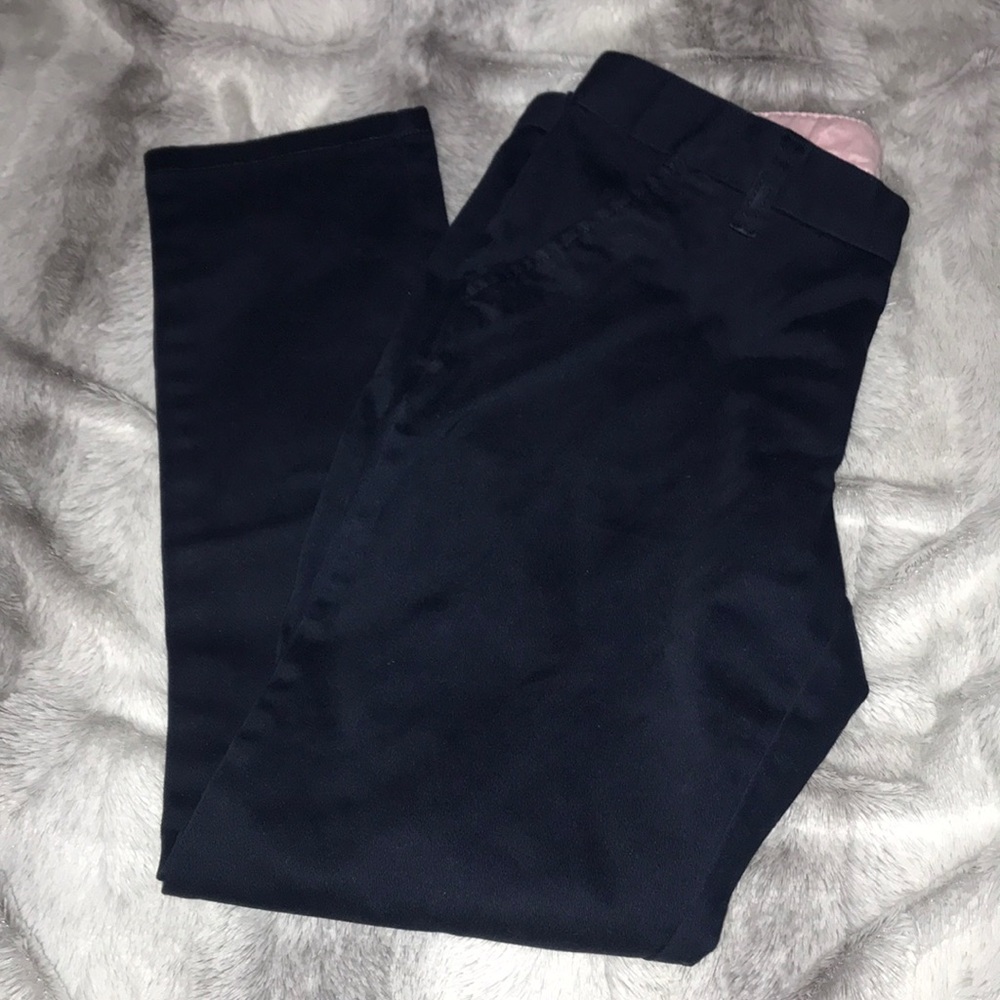 kids khaki navy blue